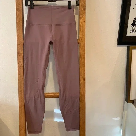 LULULEMON NEW Align High Rise Full Length Leggings Dusty Mauve - Picture 1 of 12